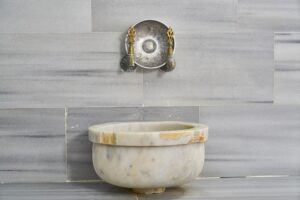 the turkish hamam bath-marble_washbasin