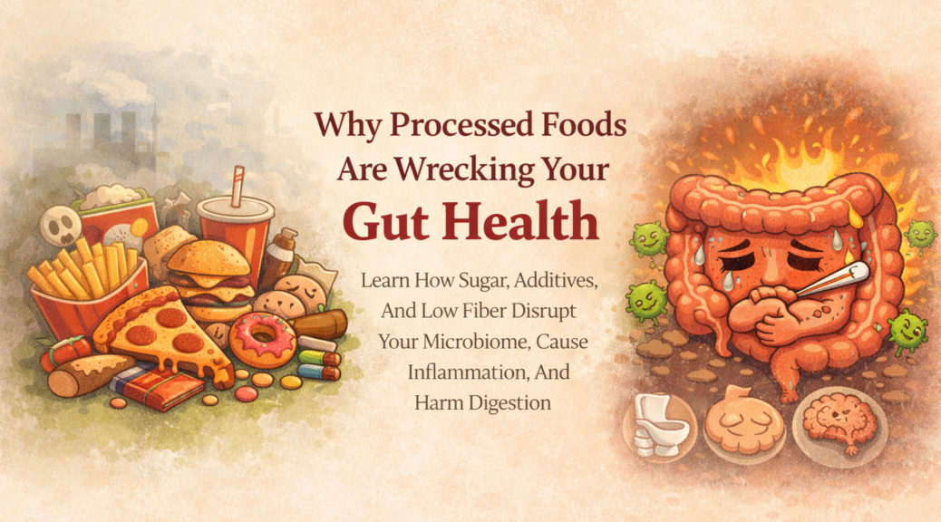 The impact of processed foods on gut health
